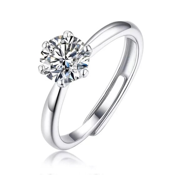 Jewelry - Certified 1ct. t.w. Diamond Brilliant Cut Engagement Ring